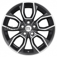 Маленькое фото товара - 7*17 5*114,3 ET40 66,1 Khomen Wheels KHW1713 Black-FP. Вариант №1