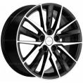 Маленькое фото товара - 8*18 5*114,3 ET50 60,1 Khomen Wheels KHW1807 Black-FP. Вариант №1