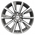 Маленькое фото товара - 7*18 5*114,3 ET38 67,1 Khomen Wheels KHW1802 Gray-FP (Outlander). Вариант №1