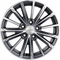 Маленькое фото товара - 6,5*16 5*112 ET39,5 66,6 Khomen Wheels KHW1611 Gray-FP (Actyon). Вариант №1