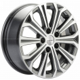 Маленькое фото товара - 6,5*16 5*112 ET46 57,1 Khomen Wheels KHW1610 Gray-FP. Вариант №1