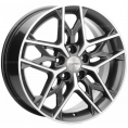 Маленькое фото товара - 7*17 5*114,3 ET50 67,1 Khomen Wheels KHW1709 Gray-FP. Вариант №1