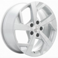 Маленькое фото товара - 7*17 5*114,3 ET39 60,1 Khomen Wheels KHW1712 F-Silver (RAV4). Вариант №1