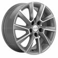 Маленькое фото товара - 6*15 5*100 ET40 57,1 Khomen Wheels KHW1507 F-Silver-FP (Polo). Вариант №1