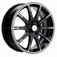 Маленькое фото товара - 6,5*17 4*100 ET43 60,1 Khomen Wheels KHW1707 Black-FP. Вариант №1