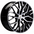 Маленькое фото товара - 8,5*20 5*112 ET30 66,5 Khomen Wheels KHW2005 Black-FP. Вариант №1