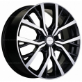 Маленькое фото товара - 7*18 5*114,3 ET48,5 67,1 Khomen Wheels KHW1806 Black-FP (Sportage). Вариант №1