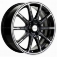 Маленькое фото товара - 6,5*17 4*100 ET44 54,1 Khomen Wheels KHW1707 Gray-FP. Вариант №1