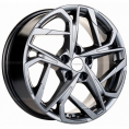 Маленькое фото товара - 7*17 5*108 ET50 63,3 Khomen Wheels KHW1716 Gray (Kuga/Focus). Вариант №1