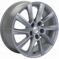Маленькое фото товара - 6*15 5*105 ET39 56,6 Khomen Wheels KHW1507 F-Silver (Aveo). Вариант №1