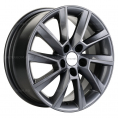 Маленькое фото товара - 6*15 5*105 ET39 56,6 Khomen Wheels KHW1507 Gray (Aveo). Вариант №1