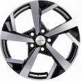 Маленькое фото товара - 7*17 5*108 ET40 54,1 Khomen Wheels KHW1712 Black-FP. Вариант №1