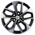 Маленькое фото товара - 7*17 5*112 ET40 57,1 Khomen Wheels KHW1703 Black-FP. Вариант №1