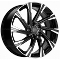 Маленькое фото товара - 7,5*19 5*114,3 ET40 60,1 Khomen Wheels KHW1901 Black-FP (RAV4). Вариант №1