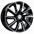 Маленькое фото товара - 6*15 5*100 ET37 54,1 Khomen Wheels KHW1507 Black-FP. Вариант №1