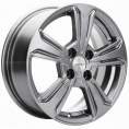 Маленькое фото товара - 6*15 4*100 ET48 54,1 Khomen Wheels KHW1502 Gray. Вариант №1
