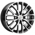 Маленькое фото товара - 6*15 4*100 ET46 54,1 Khomen Wheels KHW1506 Black-FP. Вариант №1