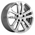 Маленькое фото товара - 7*18 5*114,3 ET35 60,1 Khomen Wheels KHW1803 F-Silver-FP (RAV4). Вариант №1