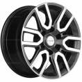 Маленькое фото товара - 8*17 6*139,7 ET38 67,1 Khomen Wheels KHW1723 Gray-FP. Вариант №1