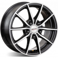 Маленькое фото товара - 6,5*15 5*112 ET45 57,1 X-trike X-111M BK/FP. Вариант №1