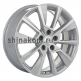 Маленькое фото товара - 7*18 5*114,3 ET45 60,1 Khomen Wheels KHW1802 F-Silver-FP. Вариант №1