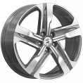 Маленькое фото товара - 7,5*19 5*114,3 ET49 67,1 Premium Series КР004 Diamond Gloss Graphite. Вариант №1