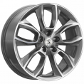 Маленькое фото товара - 7*18 5*114,3 ET46 67,1 Premium Series КР001 Diamond Gloss Graphite. Вариант №1
