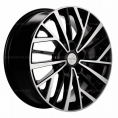 Маленькое фото товара - 7*17 5*110 ET46 63,3 Khomen Wheels KHW1717 Black-FP. Вариант №1