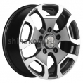 Маленькое фото товара - 6,5*17 5*139,7 ET40 98,5 Khomen Wheels KHW1725 Gray-FP. Вариант №1