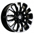 Маленькое фото товара - 8*20 6*139,7 ET38 67,1 Khomen Wheels KHW2010 Black-FP (Mitsubishi Pajero IV). Вариант №1