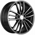Маленькое фото товара - 7*18 5*108 ET33 60,1 Khomen Wheels KHW1812 Gray (Chery Tiggo 4/Tiggo 7 Pro). Вариант №1