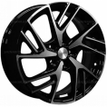 Маленькое фото товара - 6,5*17 5*108 ET33 60,1 Khomen Wheels KHW1722 Black-FP. Вариант №1