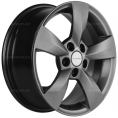 Маленькое фото товара - 6*15 5*100 ET43 57,1 Khomen Wheels KHW1504 Gray (Fabia). Вариант №1