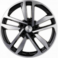 Маленькое фото товара - 6,5*16 5*114,3 ET45 67,1 Khomen Wheels KHW1612 Gray (Huyndai/Mazda). Вариант №1