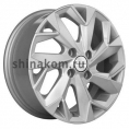 Маленькое фото товара - 5,5*14 4*98 ET35 58,5 Khomen Wheels KHW1402 F-Silver. Вариант №1