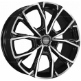 Маленькое фото товара - 7,5*19 5*114,3 ET45 60,1 Khomen Wheels KHW1907 Black-FP (Geely Atlas/ Atlas Pro). Вариант №1