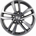 Маленькое фото товара - 6,5*16 5*114,3 ET45 67,1 Khomen Wheels KHW1612 Gray-FP. Вариант №1