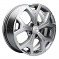 Маленькое фото товара - 6,5*17 5*120 ET60 65,1 Khomen Wheels KHW1710(2) Gray (VW Multivan). Вариант №1