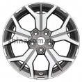 Маленькое фото товара - 7*17 5*114,3 ET48 67,1 Khomen Wheels KHW1715 Gray-FP. Вариант №1