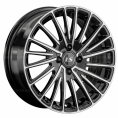 Маленькое фото товара - 6,5*15 4*100 ET45 60,1 LS 1356 BKF (конус). Вариант №1