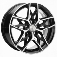 Маленькое фото товара - 7*17 5*114,3 ET53 67,1 Khomen Wheels KHW1709 Black (Ceed). Вариант №1