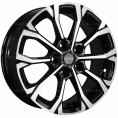 Маленькое фото товара - 6,5*16 5*114,3 ET45 60,1 Khomen Wheels KHW1605 Black-FP. Вариант №1
