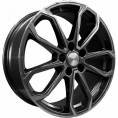Маленькое фото товара - 7*18 5*114,3 ET45 60,1 Khomen Wheels KHW1816 Gray-FP (Geely Atlas (Pro / Changan CS55 (75). Вариант №1