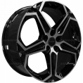 Маленькое фото товара - 7,5*19 5*114,3 ET40 64,1 Khomen Wheels KHW1909 Black-FP (Haval F7/F7x). Вариант №1