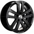 Маленькое фото товара - 7*18 5*114,3 ET50 54,1 Khomen Wheels KHW1803 Black (Coolray). Вариант №1