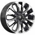 Маленькое фото товара - 8*20 6*139,7 ET55 100,1 Premium Series КР007 Diamond Gloss Graphite. Вариант №1