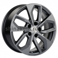 Маленькое фото товара - 7*17 5*112 ET40 57,1 Khomen Wheels KHW1703 Gray. Вариант №1