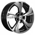 Маленькое фото товара - 7*17 5*114,3 ET48 67,1 Khomen Wheels KHW1724 Gray-FP (JAC J7). Вариант №1