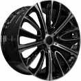 Маленькое фото товара - 8,5*18 5*112 ET30 66,6 PDW 5241 Gloss Black Machine Face. Вариант №1