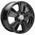 Маленькое фото товара - 6,5*16 5*114,3 ET46 67,1 Khomen Wheels KHW1601 Black (Mitsubishi). Вариант №1